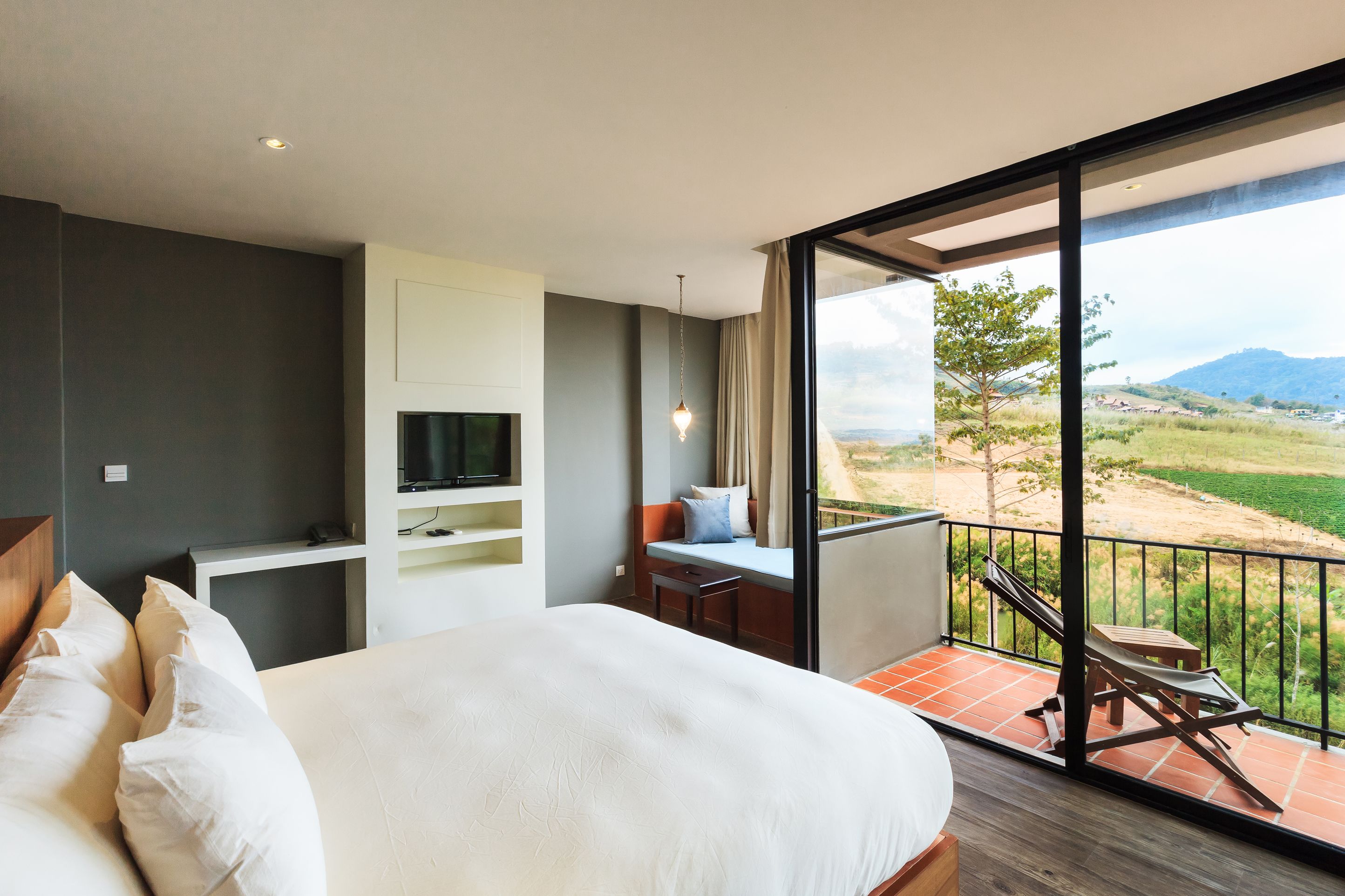 Deluxe Room, Ground Floor | 1 bedroom, premium bedding, down comforters, minibar (some free items)