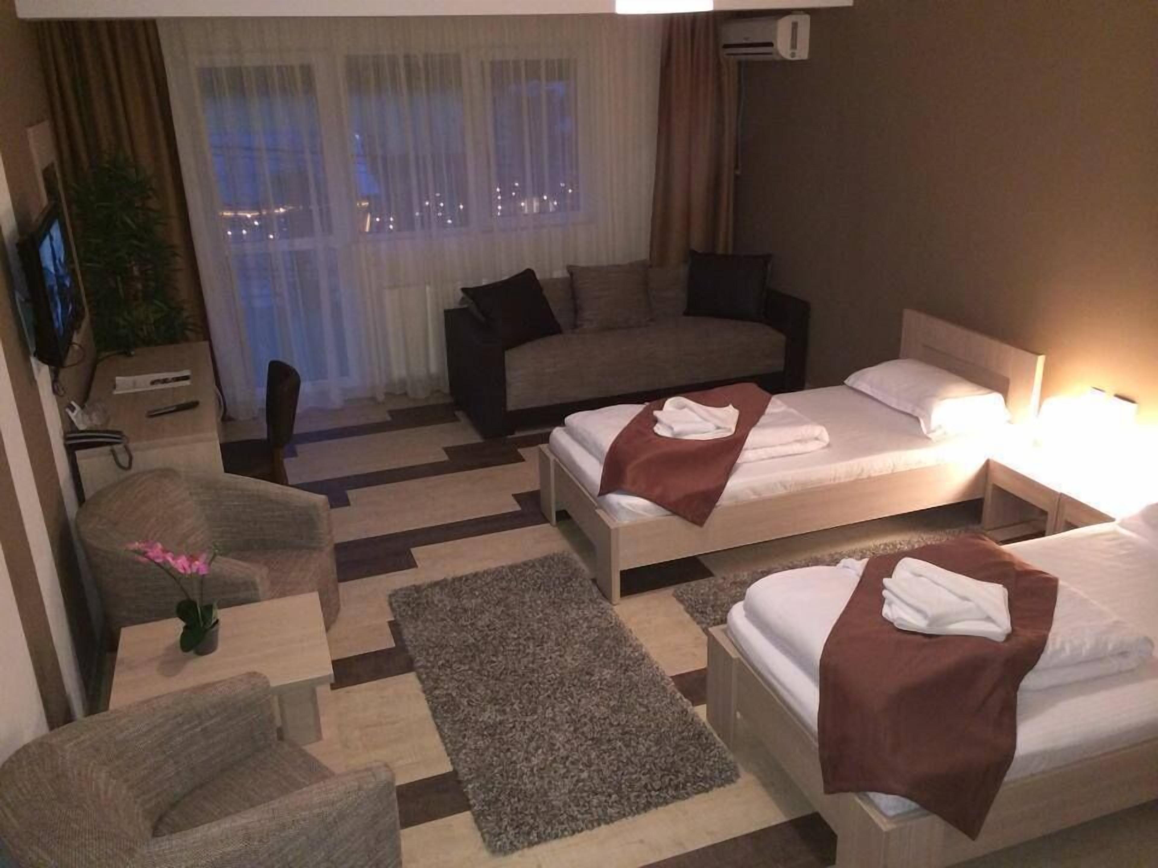 Minibar, desk, iron/ironing board, free wired Internet