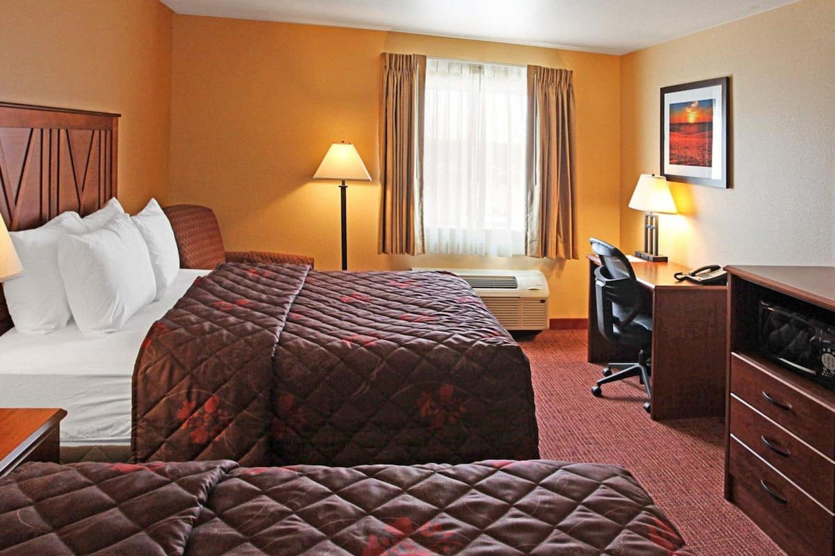 room, 2 queen beds, accessible, non smoking | iron/ironing board, free wifi, bed sheets