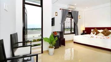 Superior Room, River View | Minibar, desk, blackout curtains, free WiFi