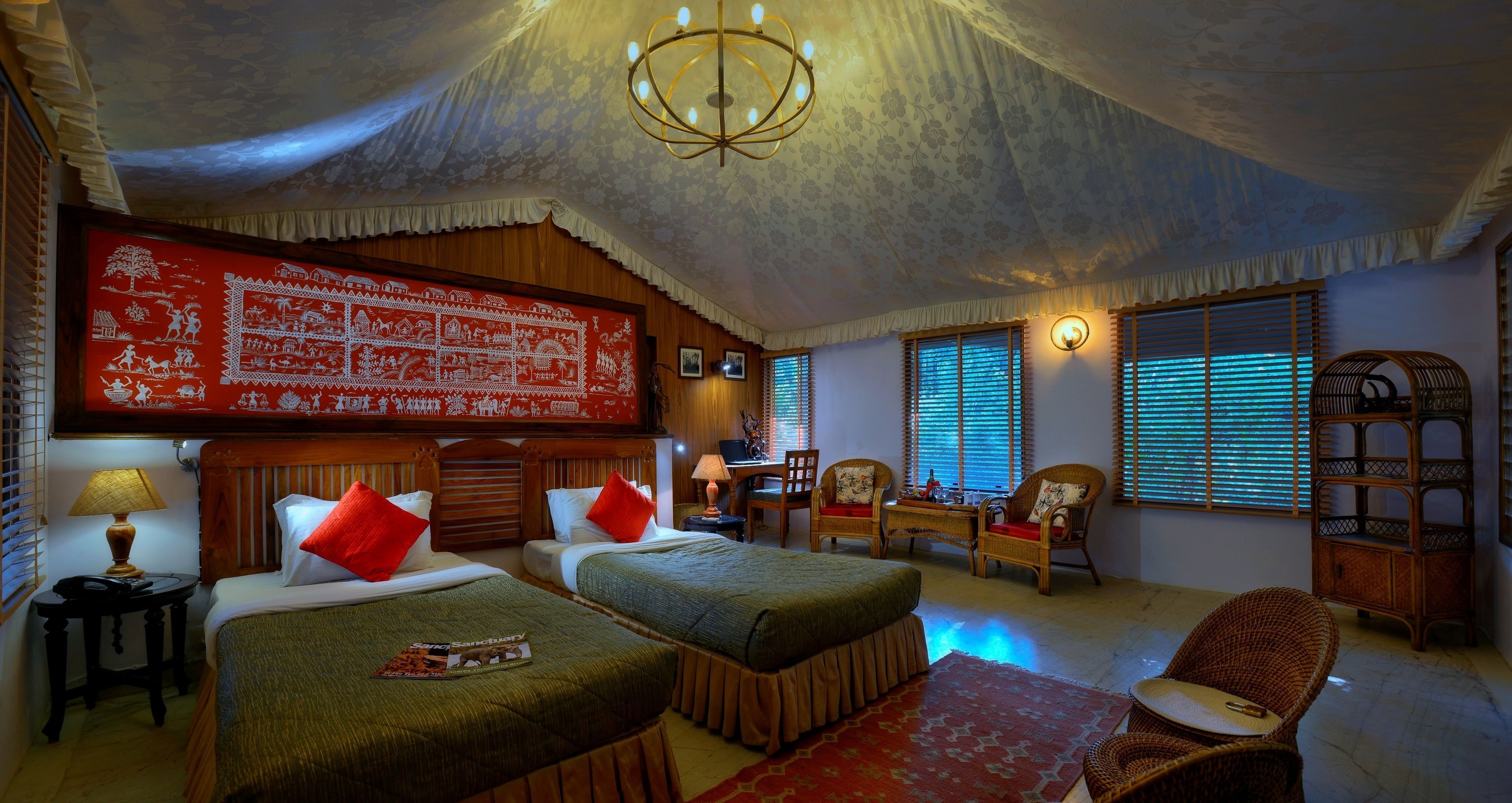1 Schlafzimmer, italienische Bettbezüge von Frette