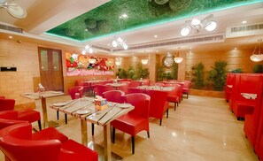 Breakfast, lunch, dinner served; local and international cuisine - Divinity By Audra Hotels (Mathura)
