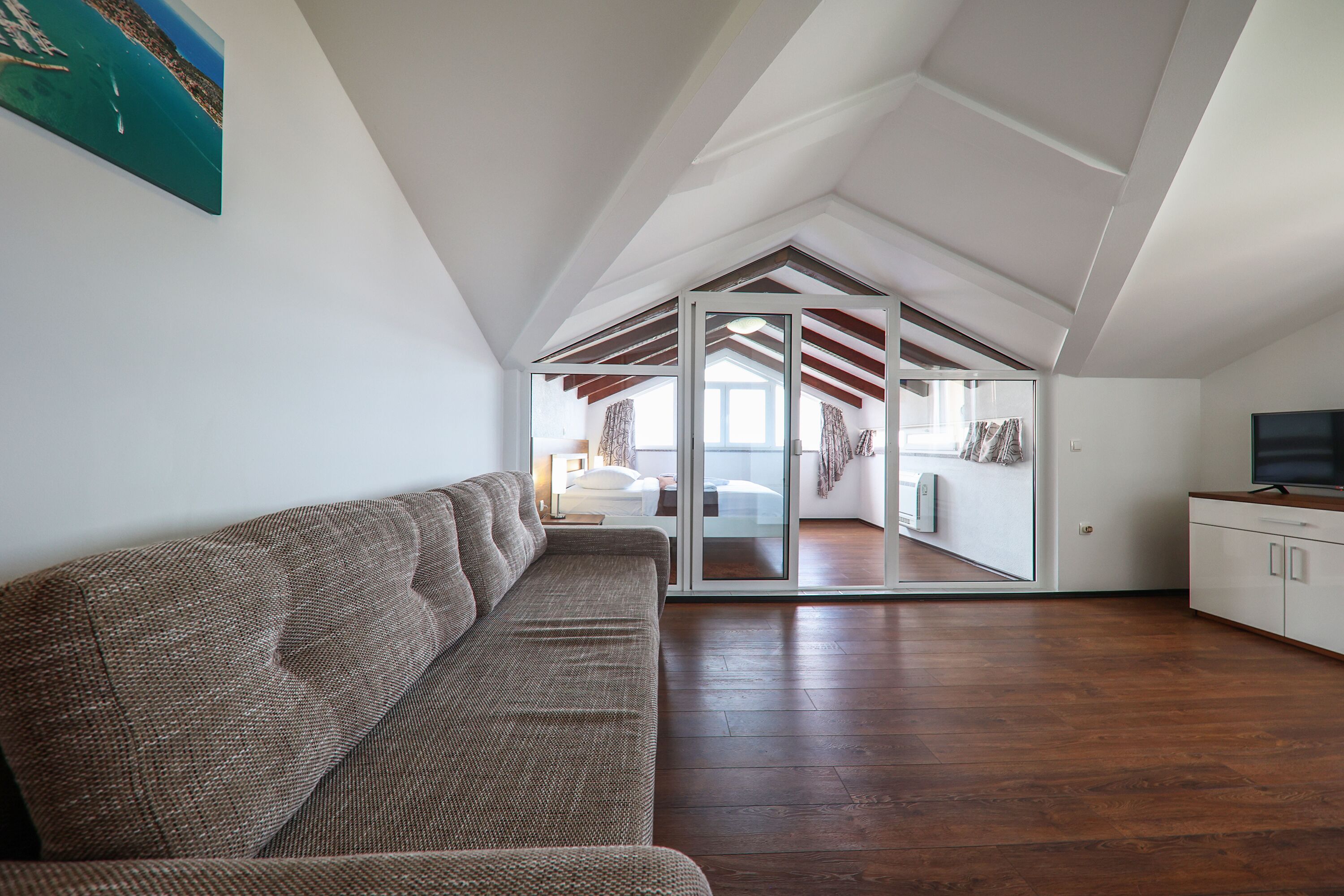 Deluxe-Suite, Meerblick | Wohnbereich