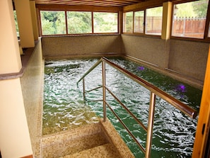 Indoor spa tub