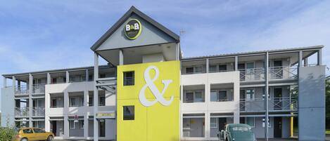 Overnatningsstedets facade