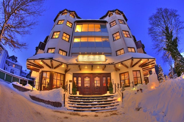 Front of property - evening/night