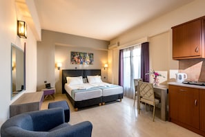 Studio (2 adults) | Soundproofing, iron/ironing board, free WiFi - Kleanthi Apartments (Hersonissos)