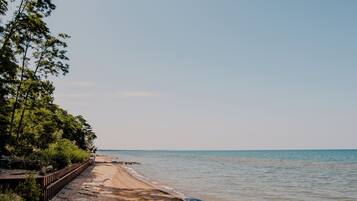 Private beach nearby