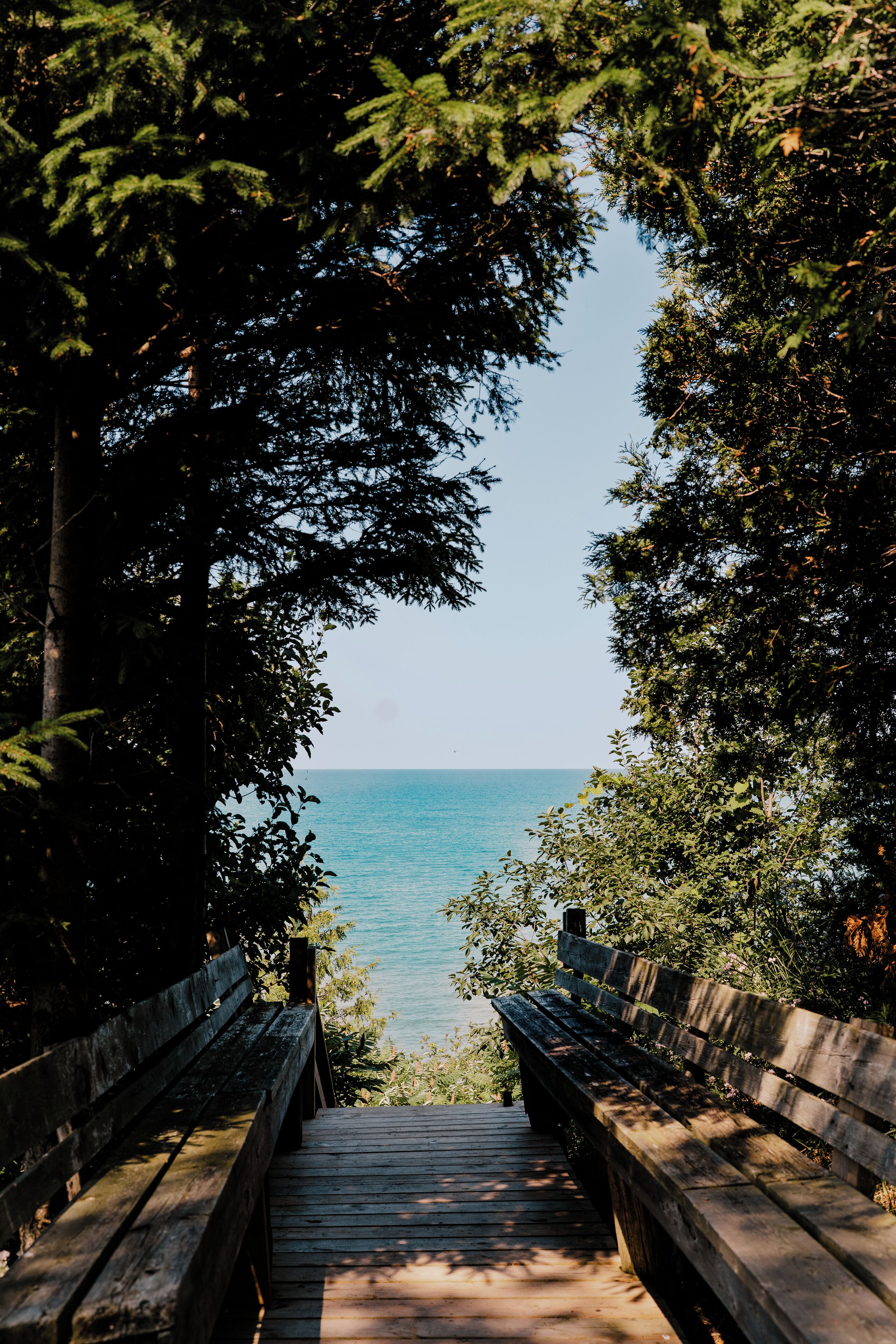 private beach nearby