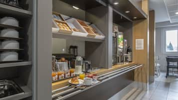 Morgenmadsbuffet hver dag mod et gebyr