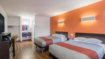 Habitació estàndard, 2 llits dobles | Wifi gratuïta i roba de llit