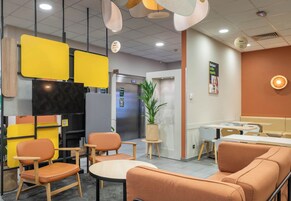 Zona de estar del vestíbulo