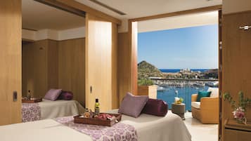 Couples treatment room(s), sauna, steam room, body treatments