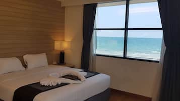 Deluxe Seaview | 防过敏的被褥、迷你吧、客房内保险箱、办公桌