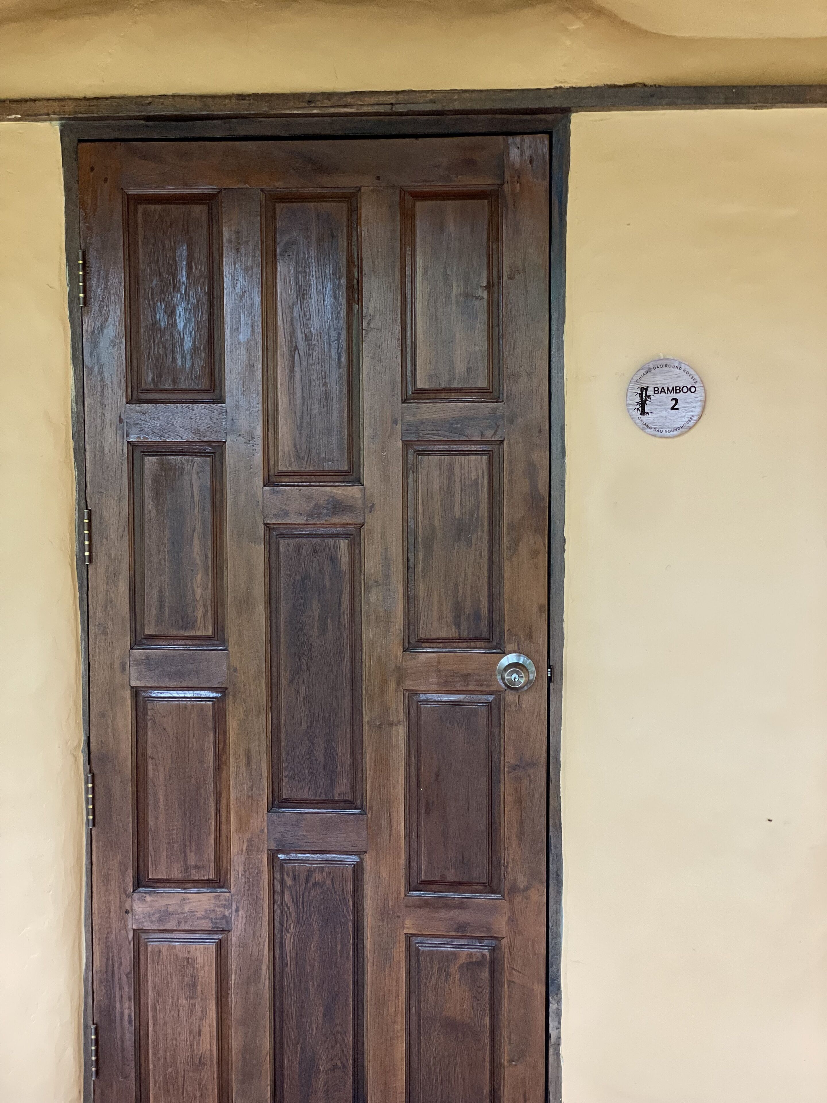 round house ( bamboo room ) | 1 bedroom, down duvets, memory-foam beds, individually decorated