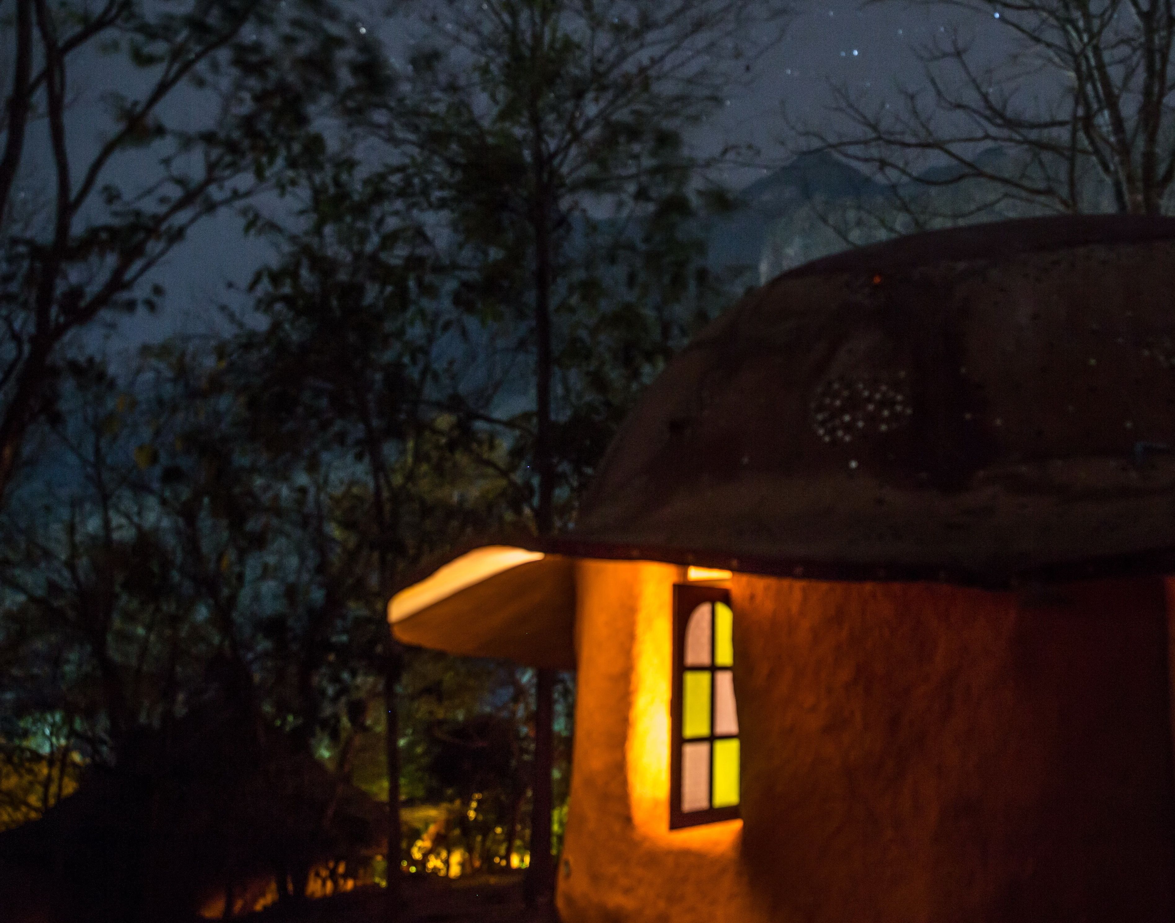 front of property – evening/night