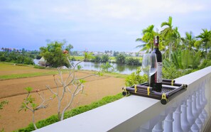 Blick von der Unterkunft