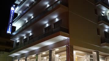Front of property - evening/night