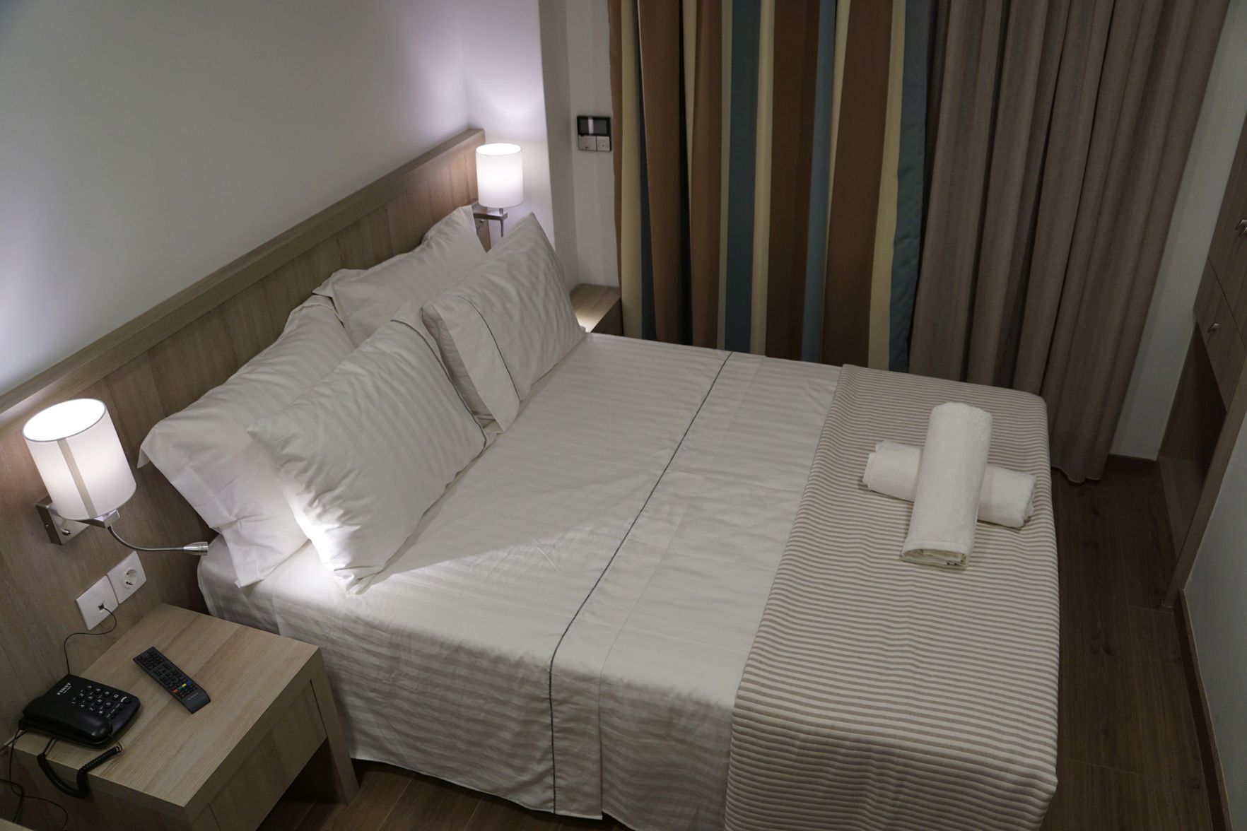 Minibar, in-room safe, desk, blackout curtains