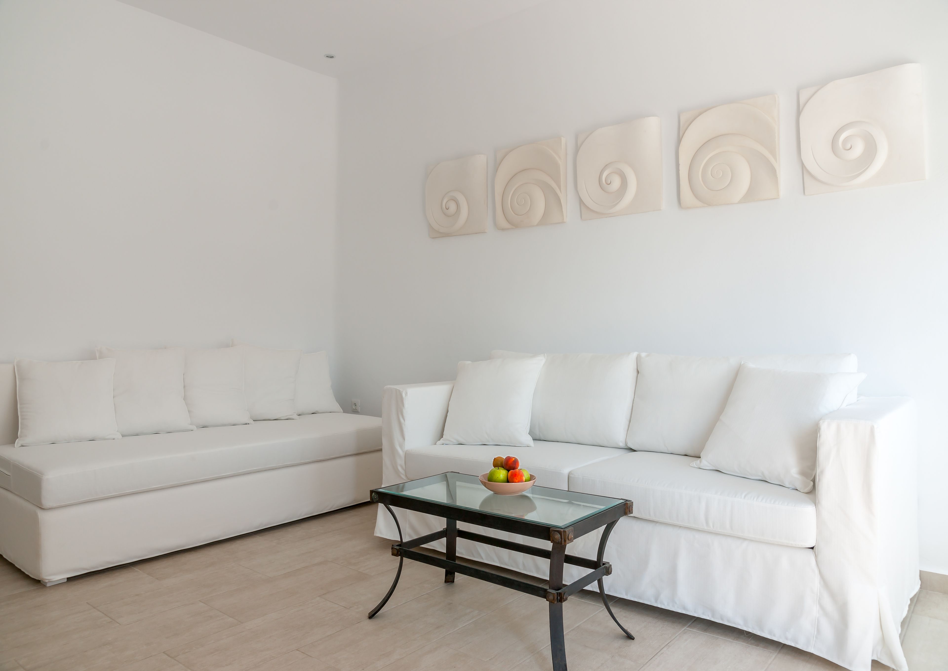 house, sea view | living room | flat-screen tv