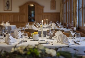 Lunch, dinner served; Regional cuisine, garden views