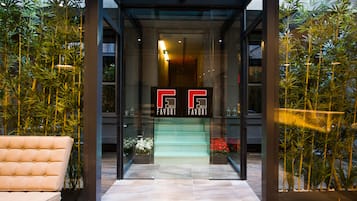 Interior entrance
