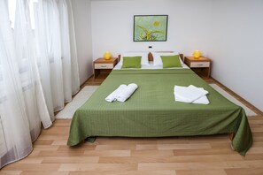 1 sovrum, gratis barnsängar, extrasängar och gratis wi-fi