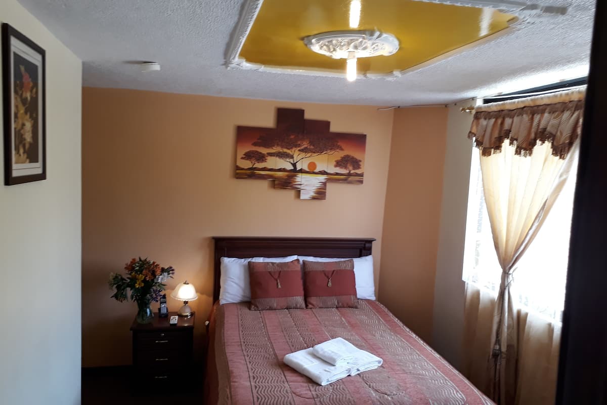 Habitación doble | Tabla de planchar con plancha y wifi gratis