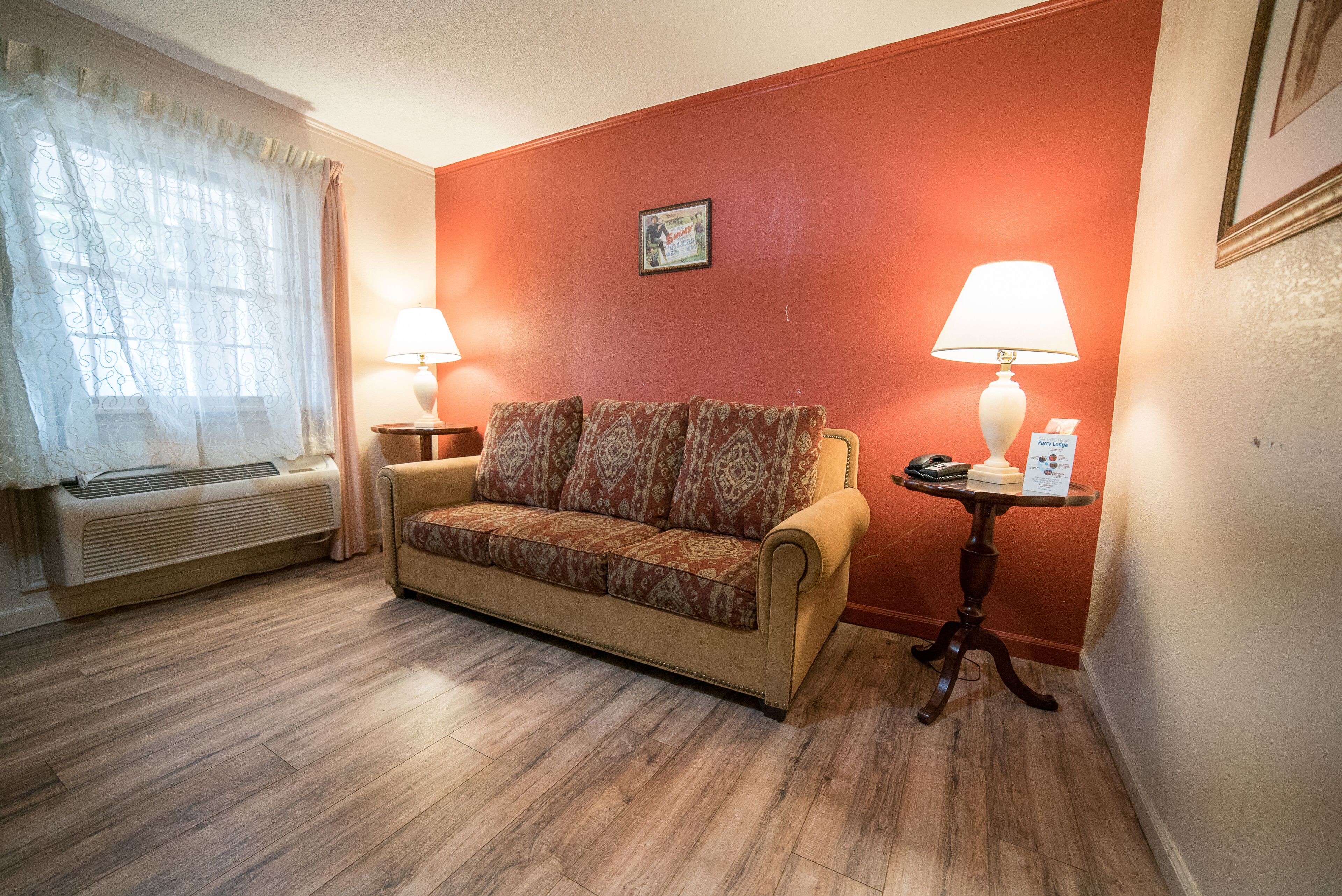 32-inch flat-screen tv with cable channels, tv