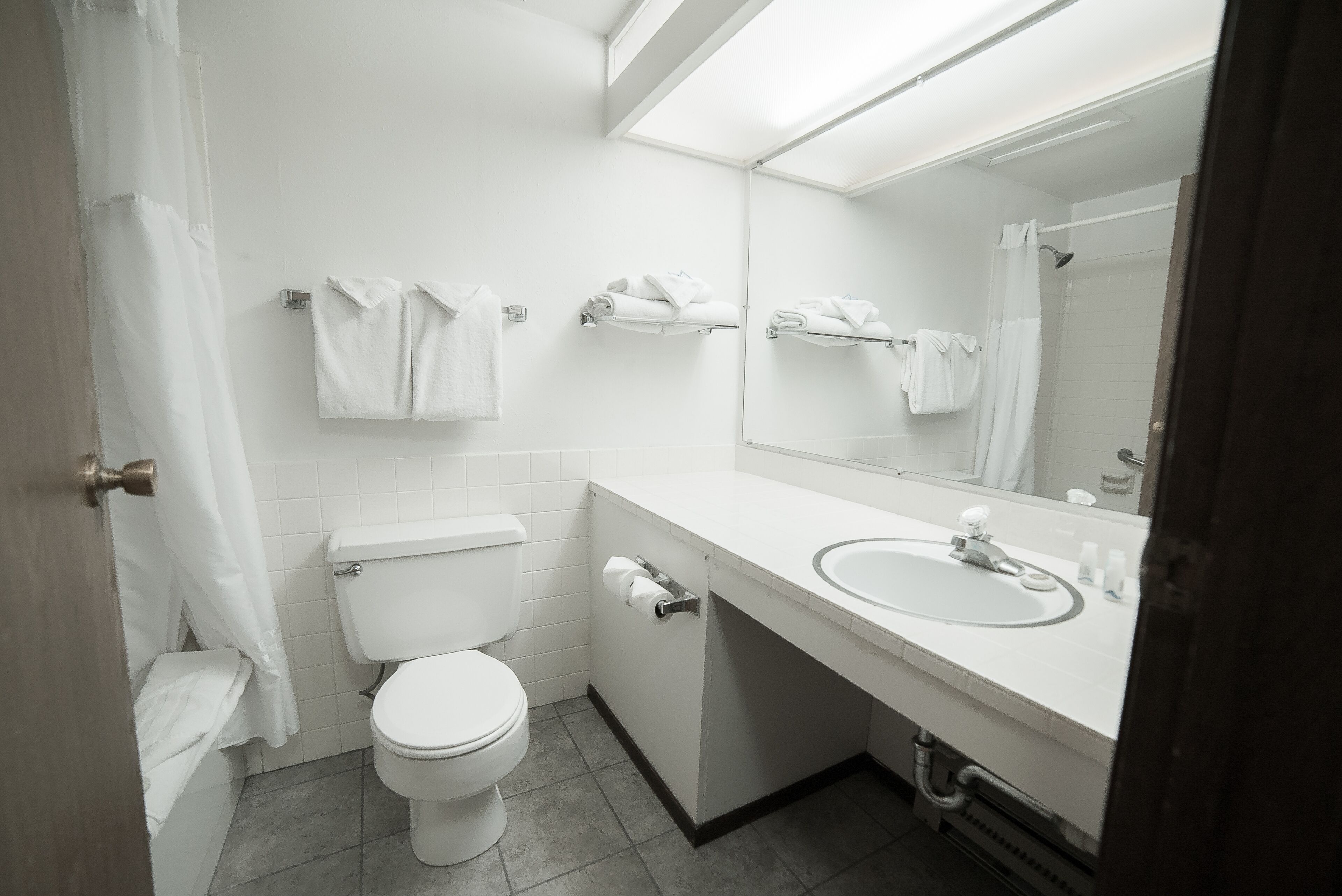 standard room, multiple beds | bathroom | combined shower/bathtub, free toiletries, towels