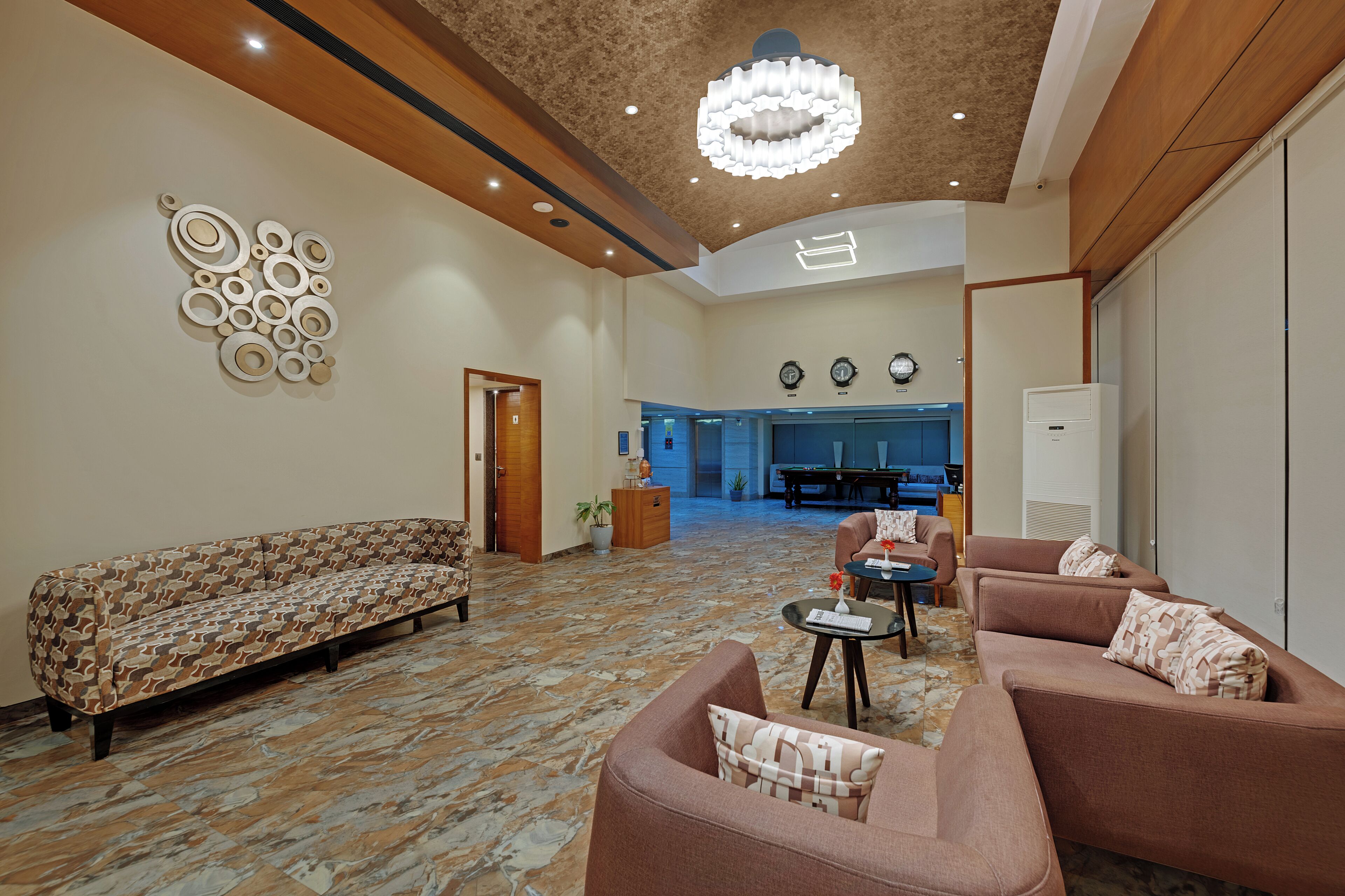 Lobby sitting area