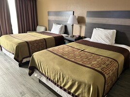 Double Room, 2 Double Beds | Desk, iron/ironing board, free WiFi, bed sheets