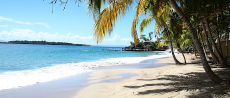Private beach