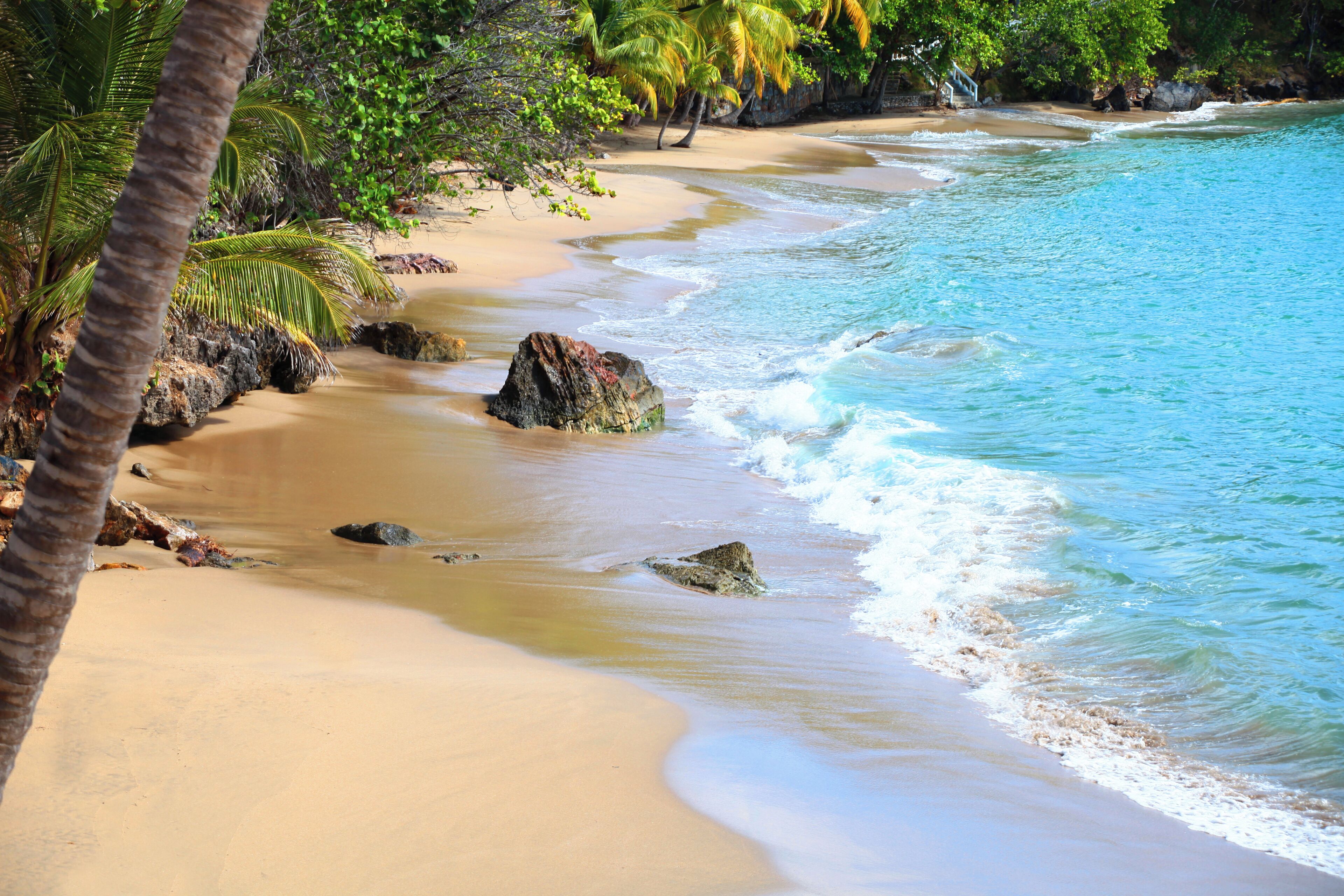 Private beach