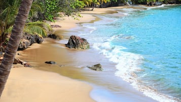 Private beach