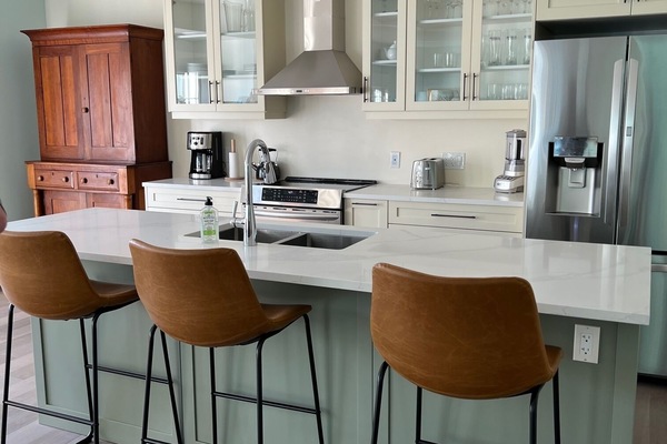 Appartement Deluxe, vue océan | Cuisine privée | Micro-ondes