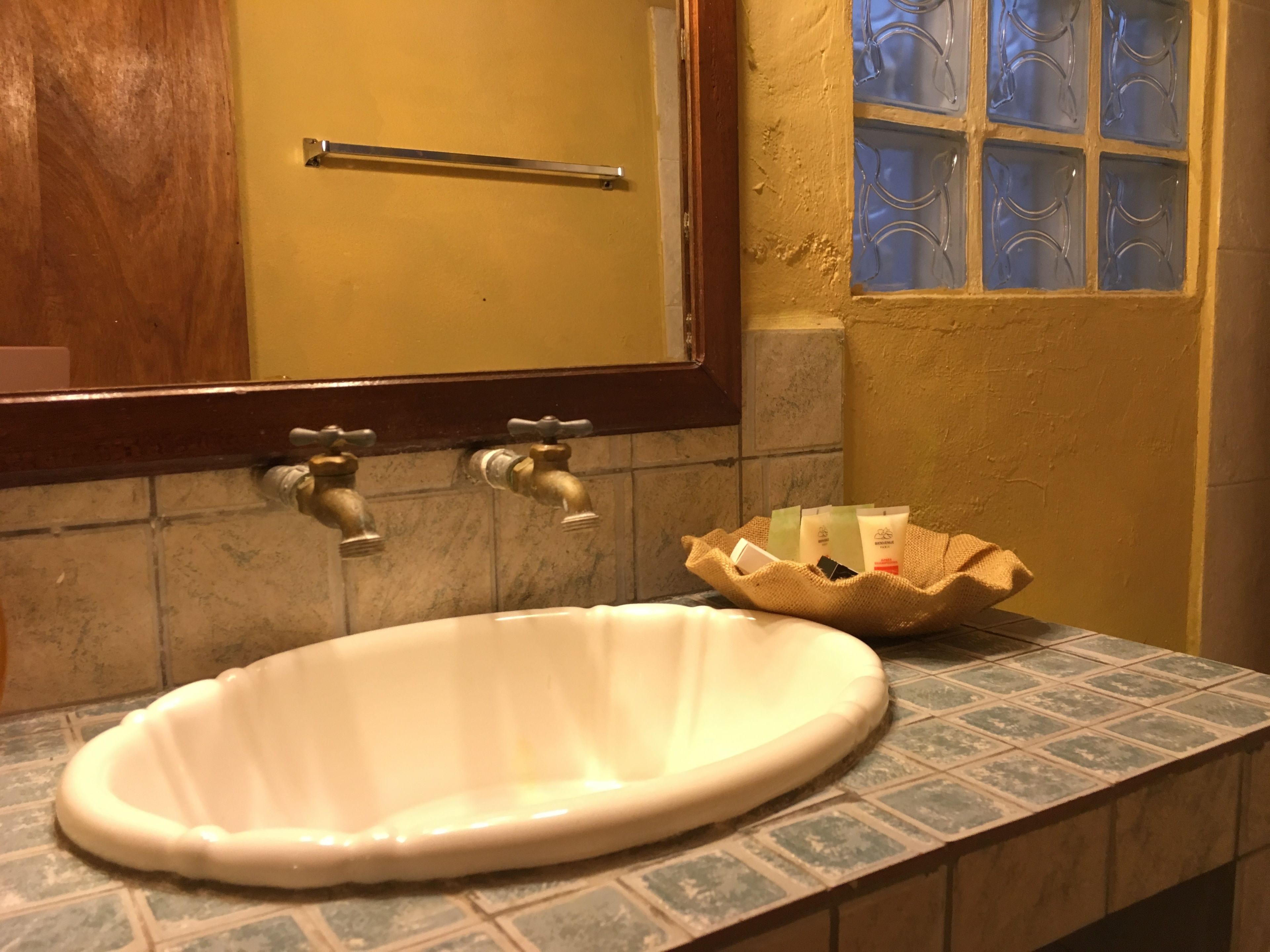 basic double room, 1 double bed, private bathroom | bathroom | shower, towels, soap