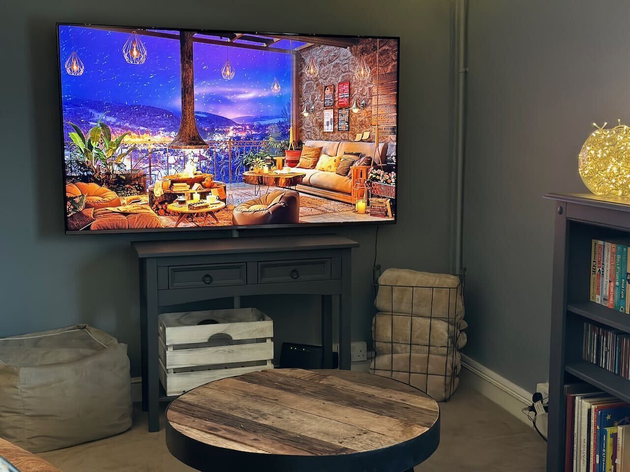 Småhus, privat bad | Lounge