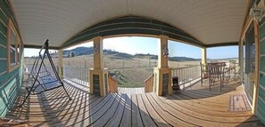 Royal House, 3 Bedrooms, Mountain View, Mountainside | Terrace/patio - Ridge View Cabin (Hot Springs)