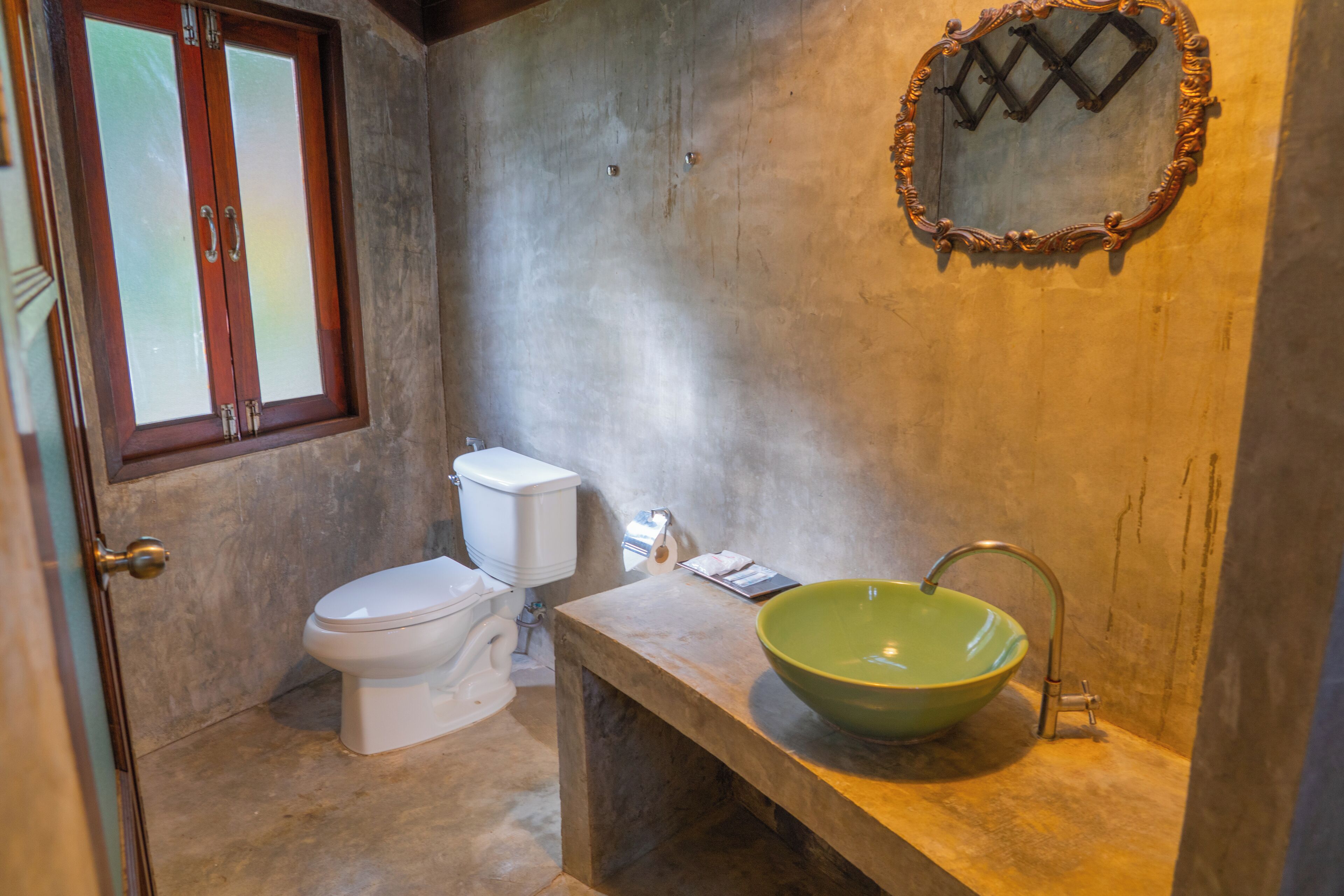 beach front villa | bathroom | shower, free toiletries, hair dryer, bidet