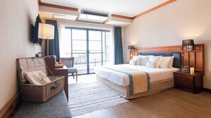 特级客房, 阳台 | 特色装修、遮光窗帘、隔音、熨斗/熨板
