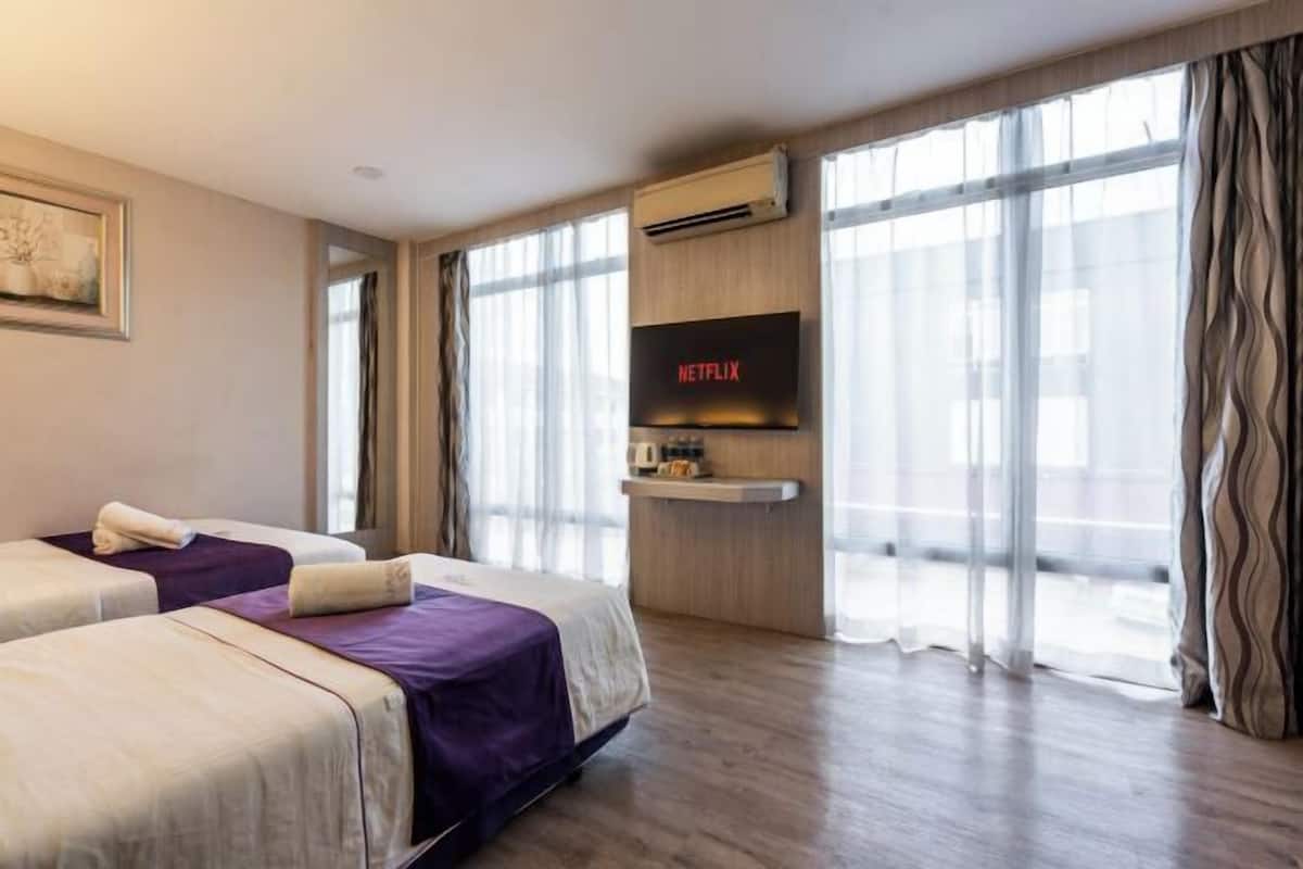 In-room safe, soundproofing, iron/ironing board (on request)