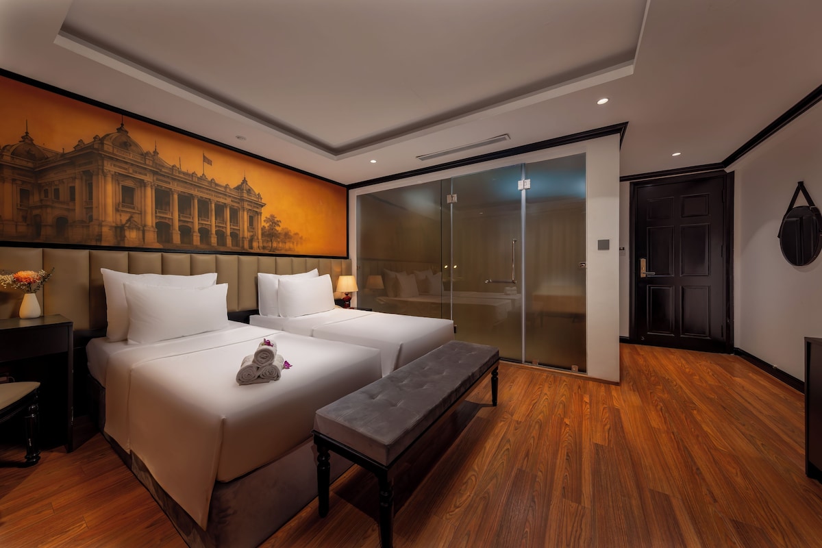 Deluxe-Doppel- oder -Zweibettzimmer