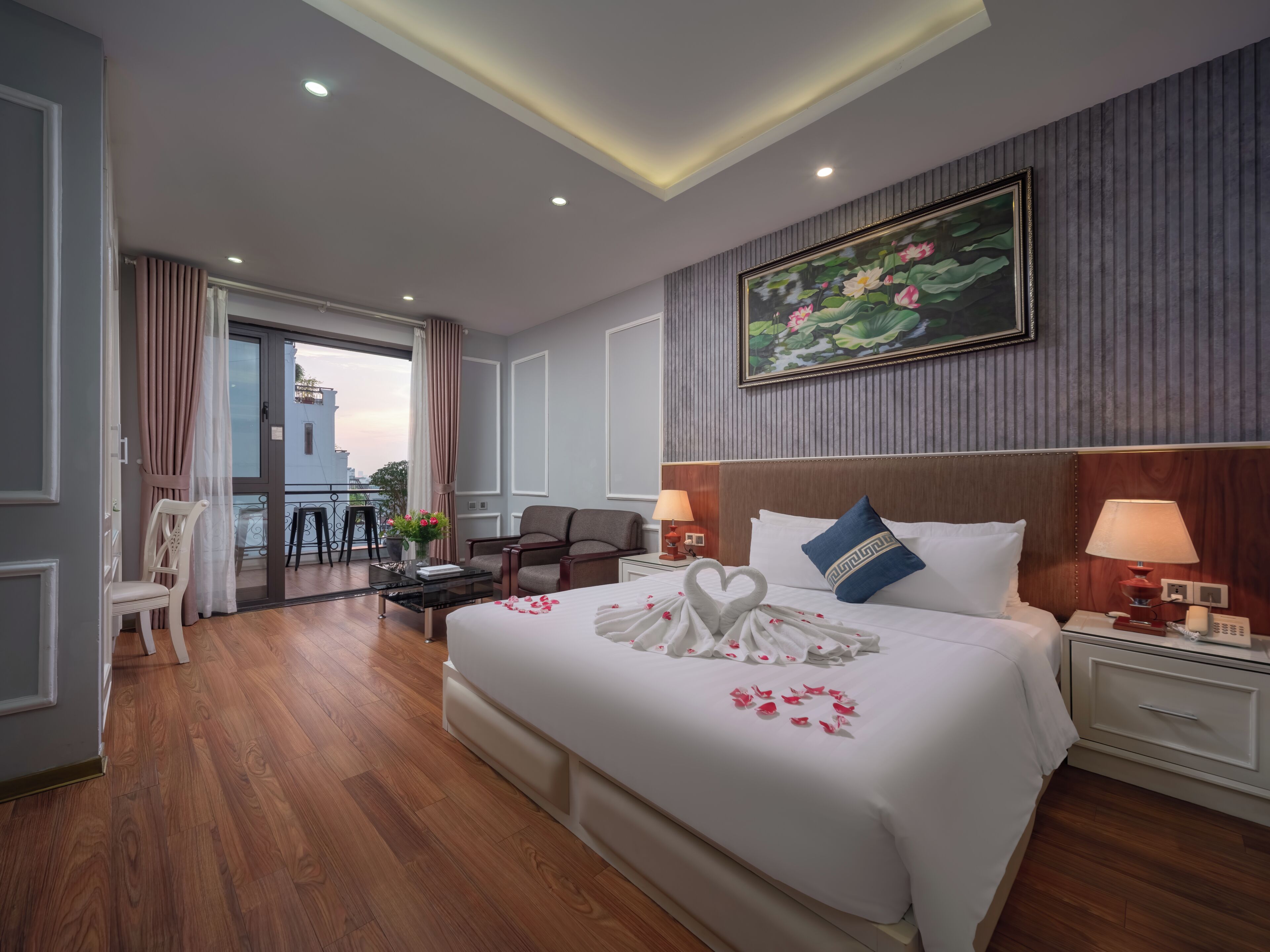 Habitación Prestigio | Ropa de cama hipoalergénica y minibar 