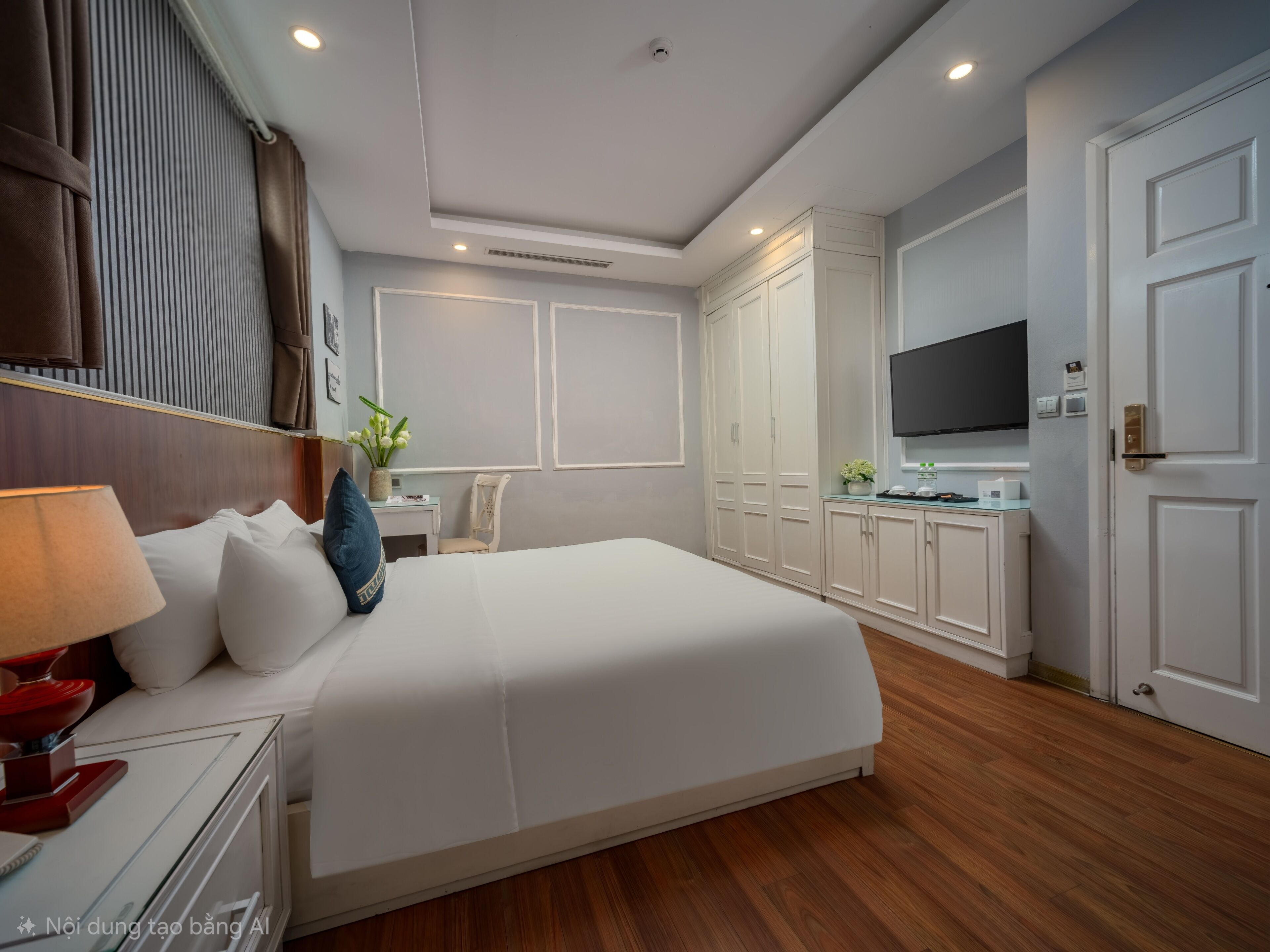 Habitación doble Deluxe | Ropa de cama hipoalergénica y minibar 