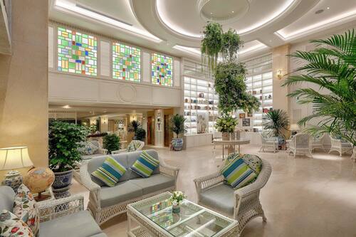 Lobby sitting area