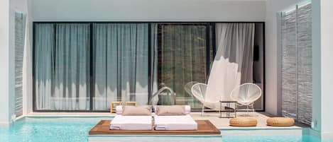 Duplex - tillgÄng till pool | Terrass/Patio