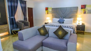 Superior Double Room | Egyptian cotton sheets, premium bedding, desk, laptop workspace