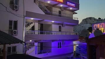 Front of property – evening/night