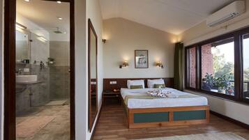 Deluxe Cottage, 1 Bedroom, Mountain View | 1 bedroom, individually furnished, desk, laptop workspace